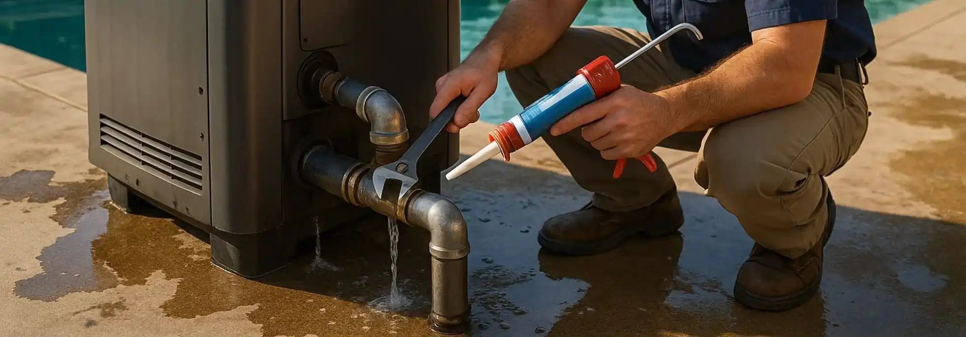  Pool Heater Leak Repair - HVAC St. Thomas