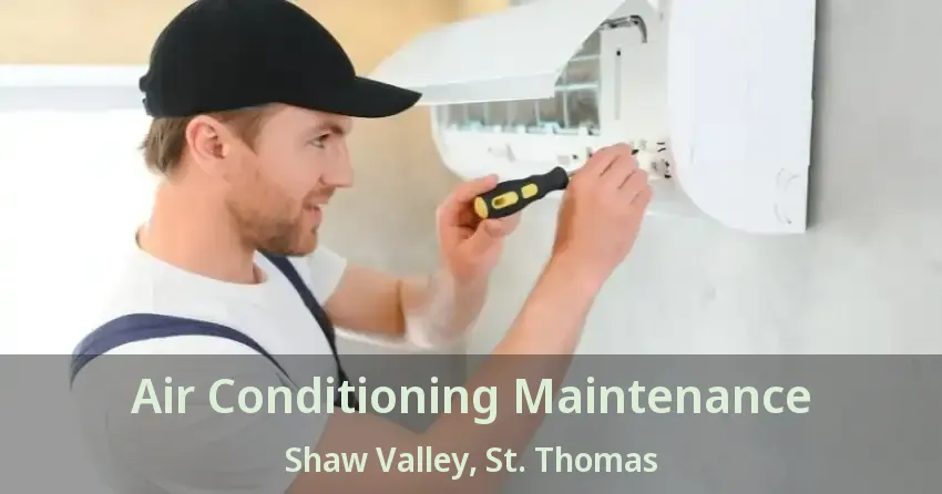 Air Conditioning Maintenance Shaw Valley, St. Thomas - ON