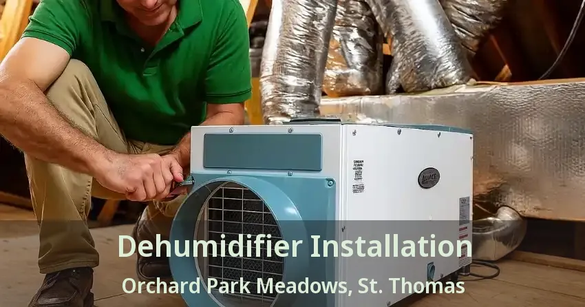 Dehumidifier Installation Orchard Park Meadows, St. Thomas - ON