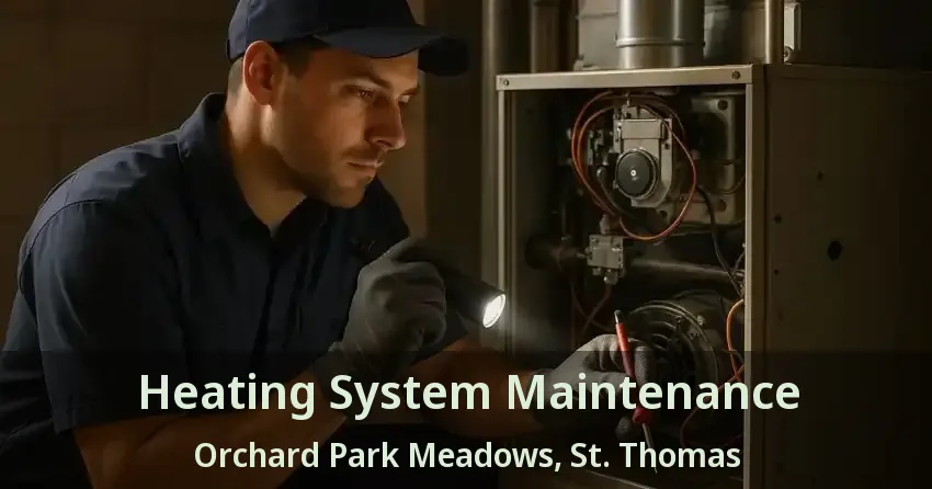 Heating System Maintenance Orchard Park Meadows, St. Thomas - ON