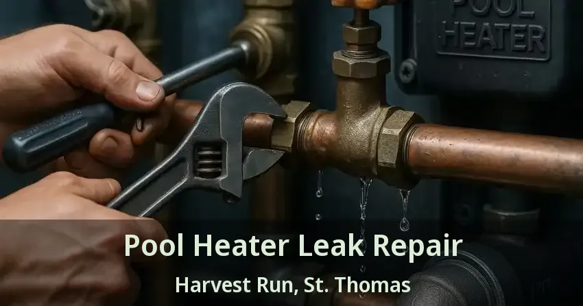 Pool Heater Leak Repair Harvest Run, St. Thomas - ON
