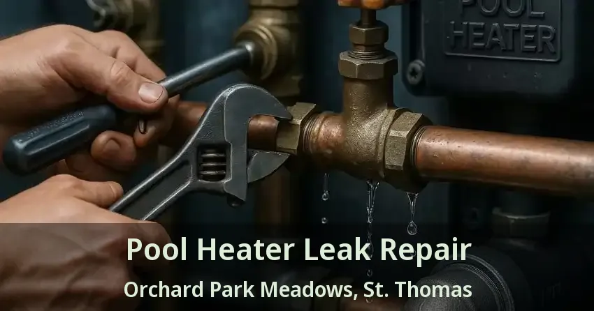 Pool Heater Leak Repair Orchard Park Meadows, St. Thomas - ON